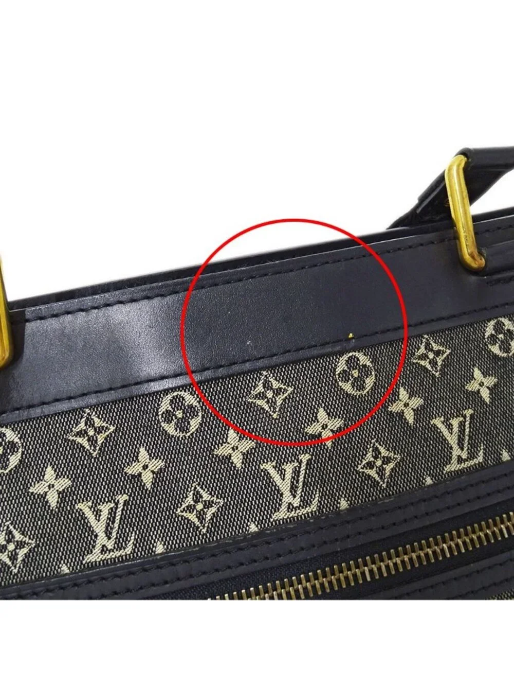 Louis Vuitton Bag Monogram Mini Handbag Lucille PM Noir Black